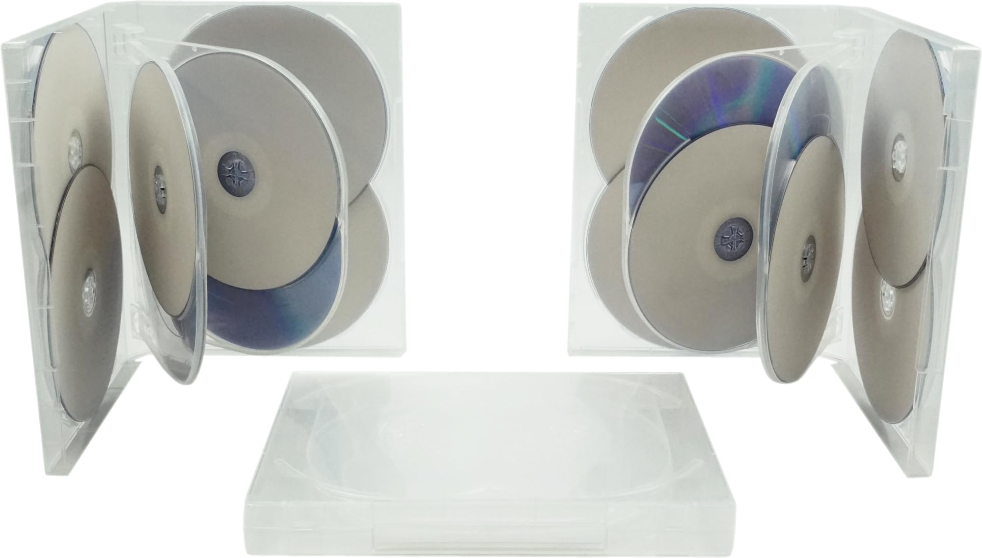 Amazon.com: (1) Clear 8 Disc DVD Empty Replacement Boxes with Wrap