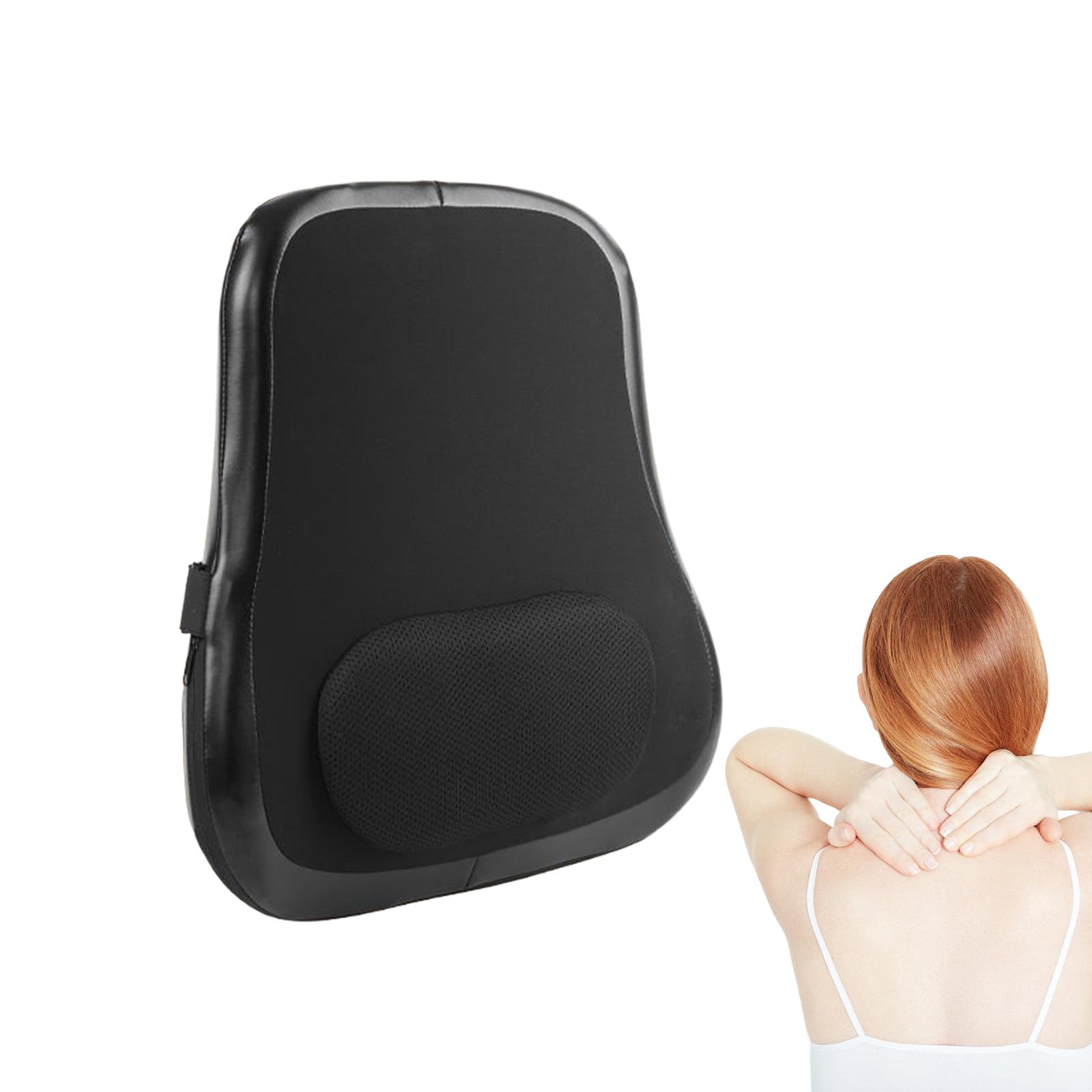 Masajeador de espalda para asiento | Cojín de masaje para espalda con