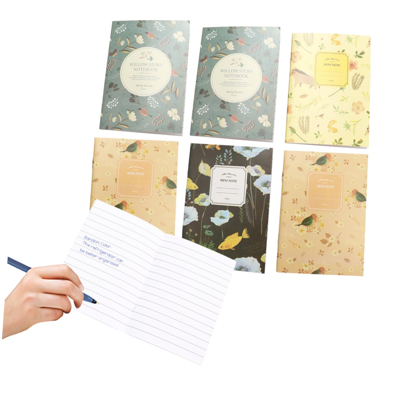 Artibetter 2 Ensembles Mini Cahier Nature Carnet De Notes Pratique Pour École Et Bureau Petit Format À Emporter Design Et Utilisation Confortable 50 Pièces * 2