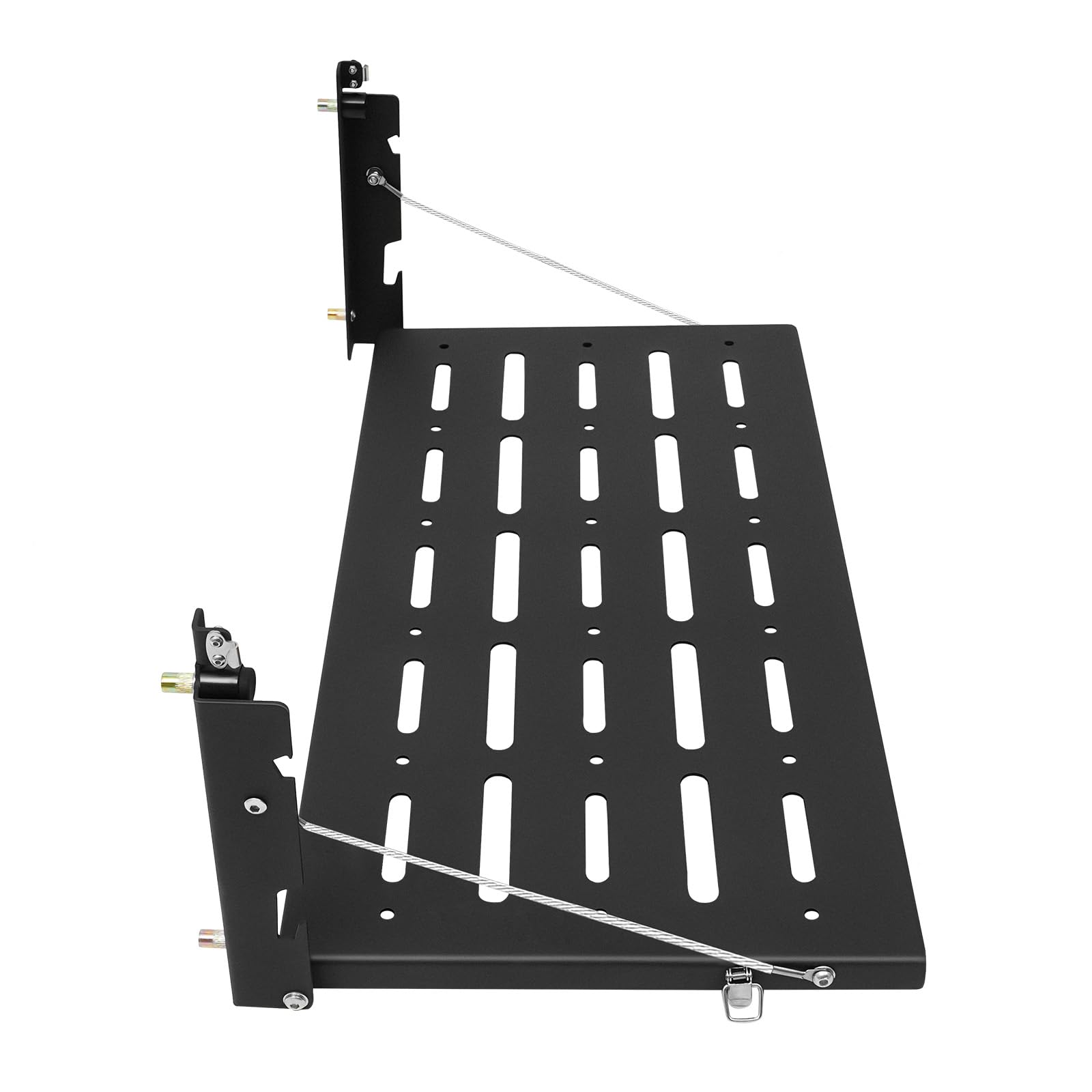 Mesa plegable para Jeep Wrangler JK 2007-2017 | Mesa de portón trasero | Estructura de acero con capacidad de carga de 34 kg | Ahorra espacio plegable | Ideal para camping y viajes por