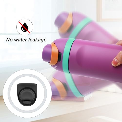 Miniatura 6 de PEUTIER 4pcs Bottle Seal Ring & Replacement Stopper for Owala FreeSip 24oz 32oz, BPA-Free Silicone O Ring Water Bottle Top Lid Replacement Parts for