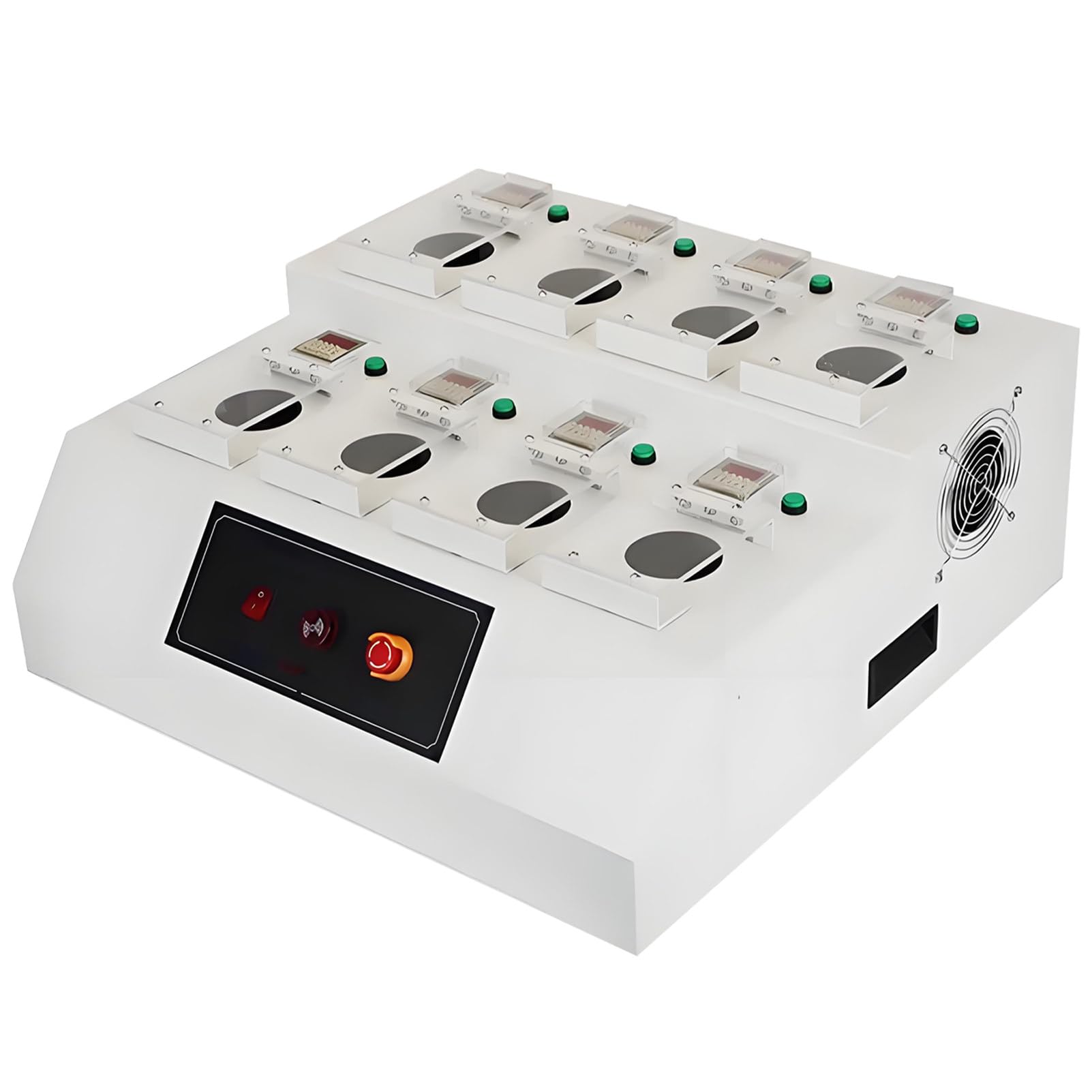 Macchina di riscaldamento del miscelatore della pasta della saldatura, dimensione del foro doppio completamente automatica per la siringa/lattina da 500g, funzionamento con un tasto per la produzione
