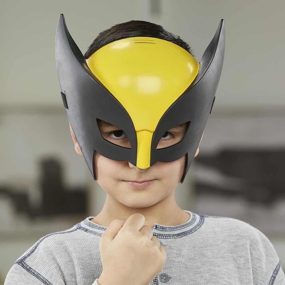 Marvel X-Men, maska kostiumowa Wolverine, maska superbohatera, przedmioty kostiumowe, zabawki dla chłopców, kostium superbohatera, od 5 lat