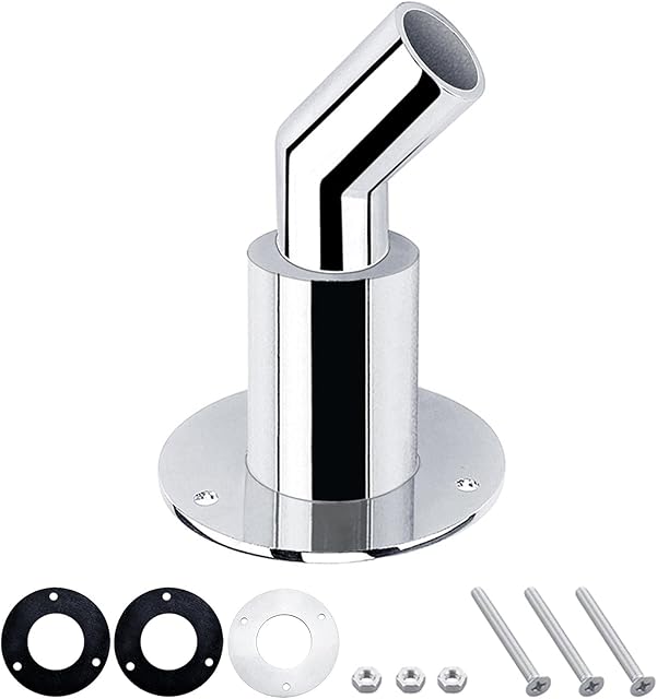TLM Toys Exhaust Fitting For - 24mm 22mm Straight Exhaust Pipe - 316 Stainless Steel Exhaust Tube Pipe Socket Hardware Kit For Diesel Parking Heaters For, Car