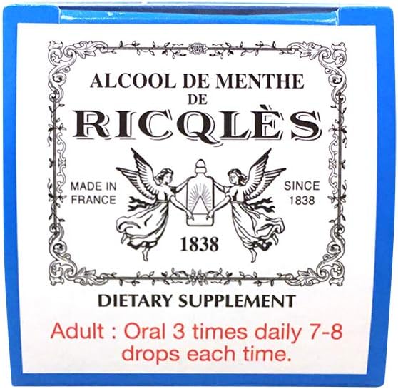 Ricqles Peppermint Oil Dietary Supplement (Supports Healthy Digestion, Intestinal Comfort) (1.69 fl. oz) (3 Bottles)