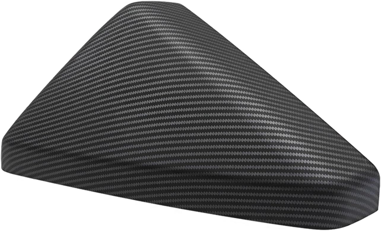 BestEvMod Door Side Rearview Mirror Cover Caps Protection Covers Direct Add-on Compatible with 2026 2025 2024 Tesla Cybertruck Exterior Rear View 2PCS Left & Right (Matte Carbon Fiber Pattern)