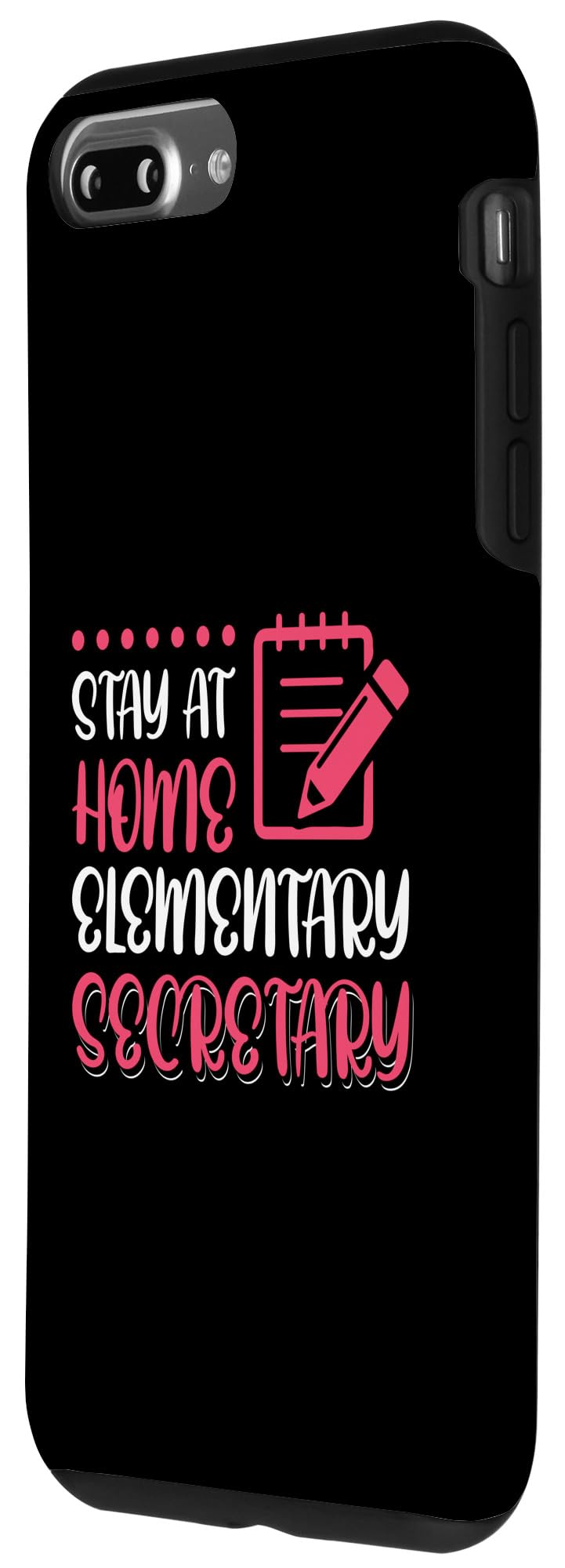 iPhone 7 Plus/8 Plus Stay At Home Elementary Secretary Case - Image 2
