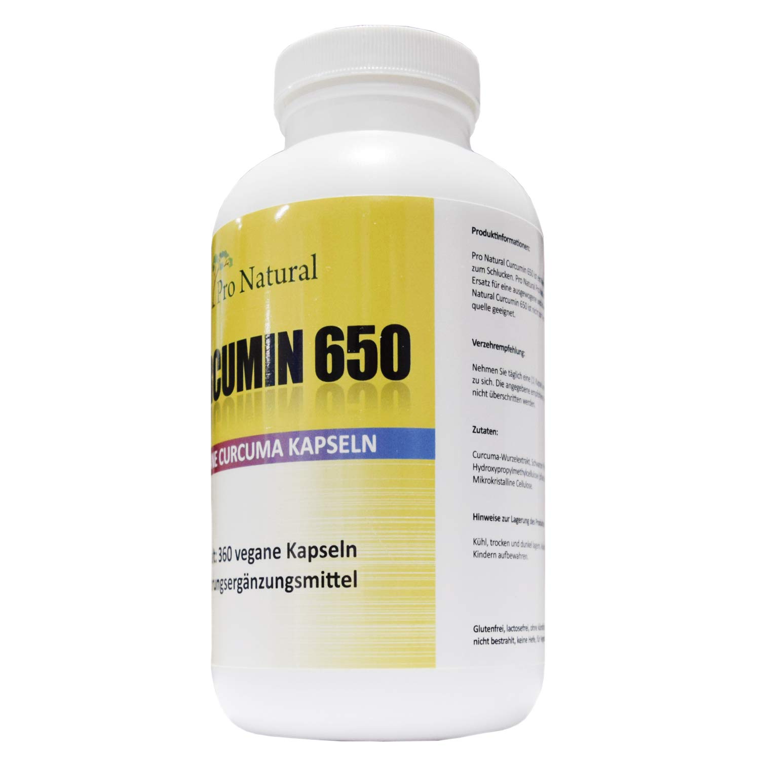 Curcuma Extrakt 360 Kapseln Curcumingehalt Hochdosiert