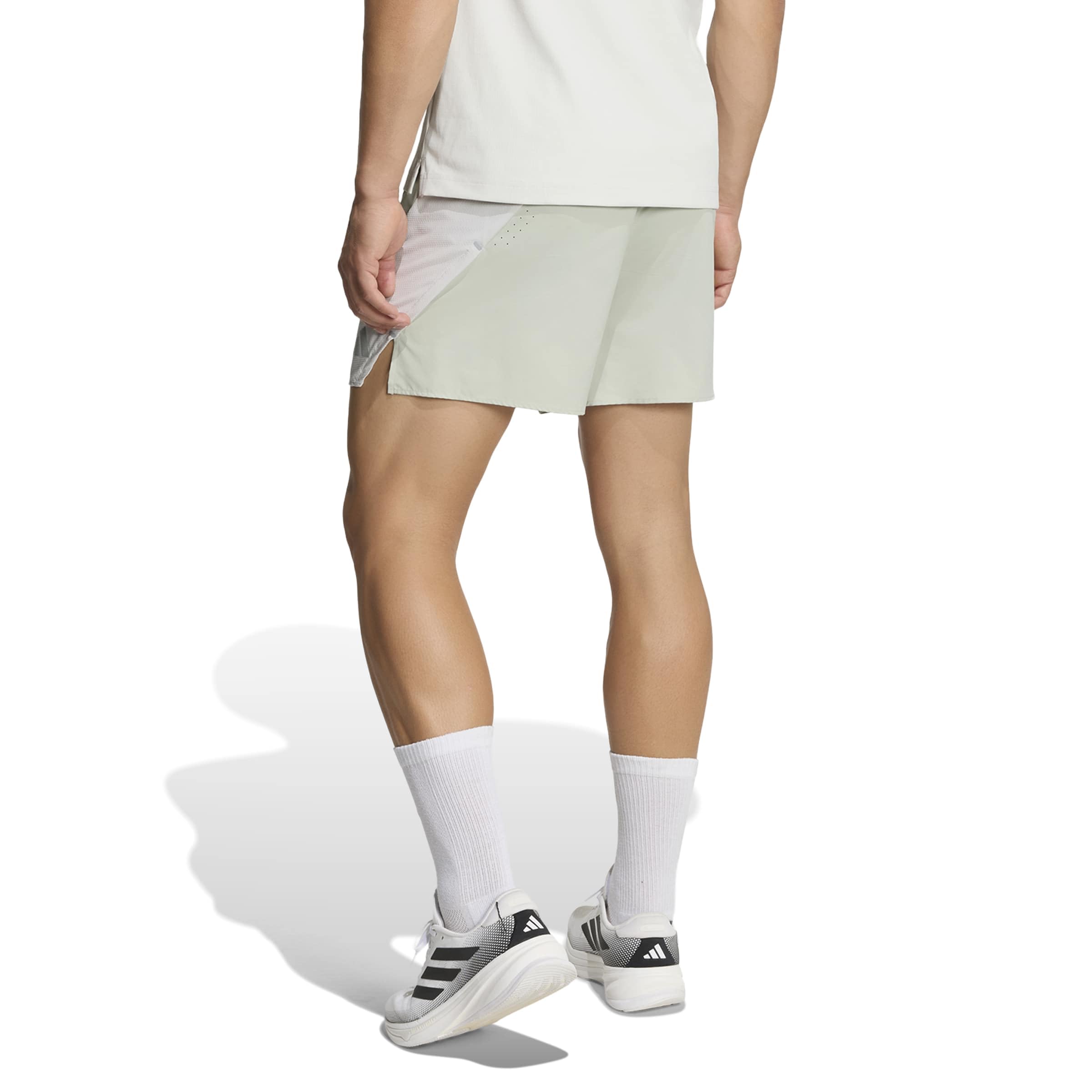 adidas Mezczyzni Adi365Breeze Running Shorts, halo green/grey one, 3XL 7 inch
