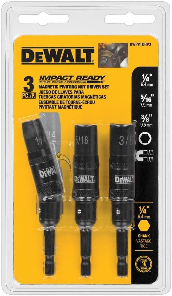 Kit de chaves de fenda DEWALT Impact Ready FlextorQ DWA2T35IR, 35 peças