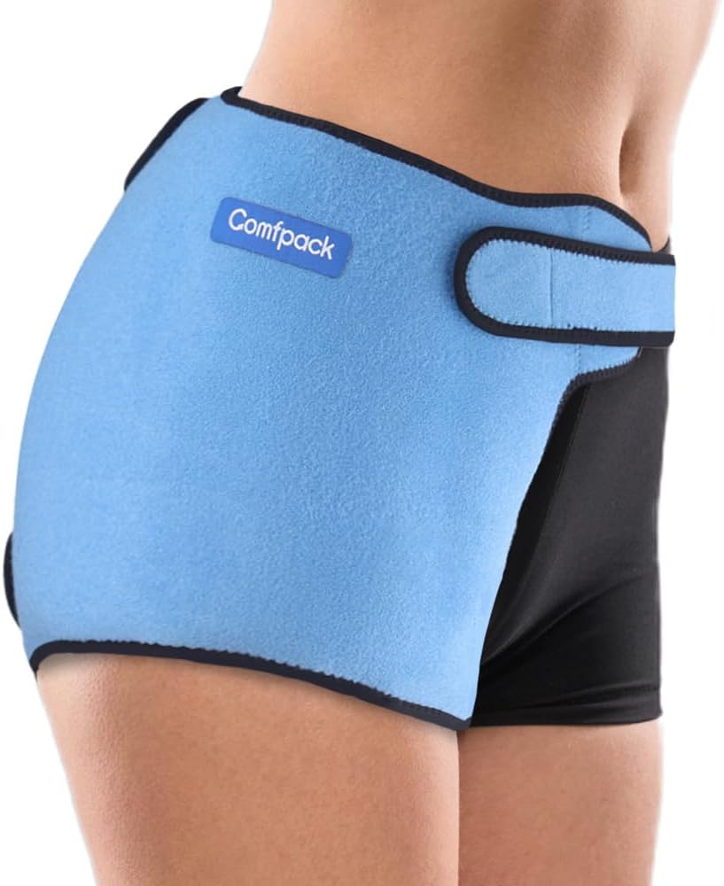 Comfpack Hip Ice Pack After Surgery, Hip Ice Pack Wrap for