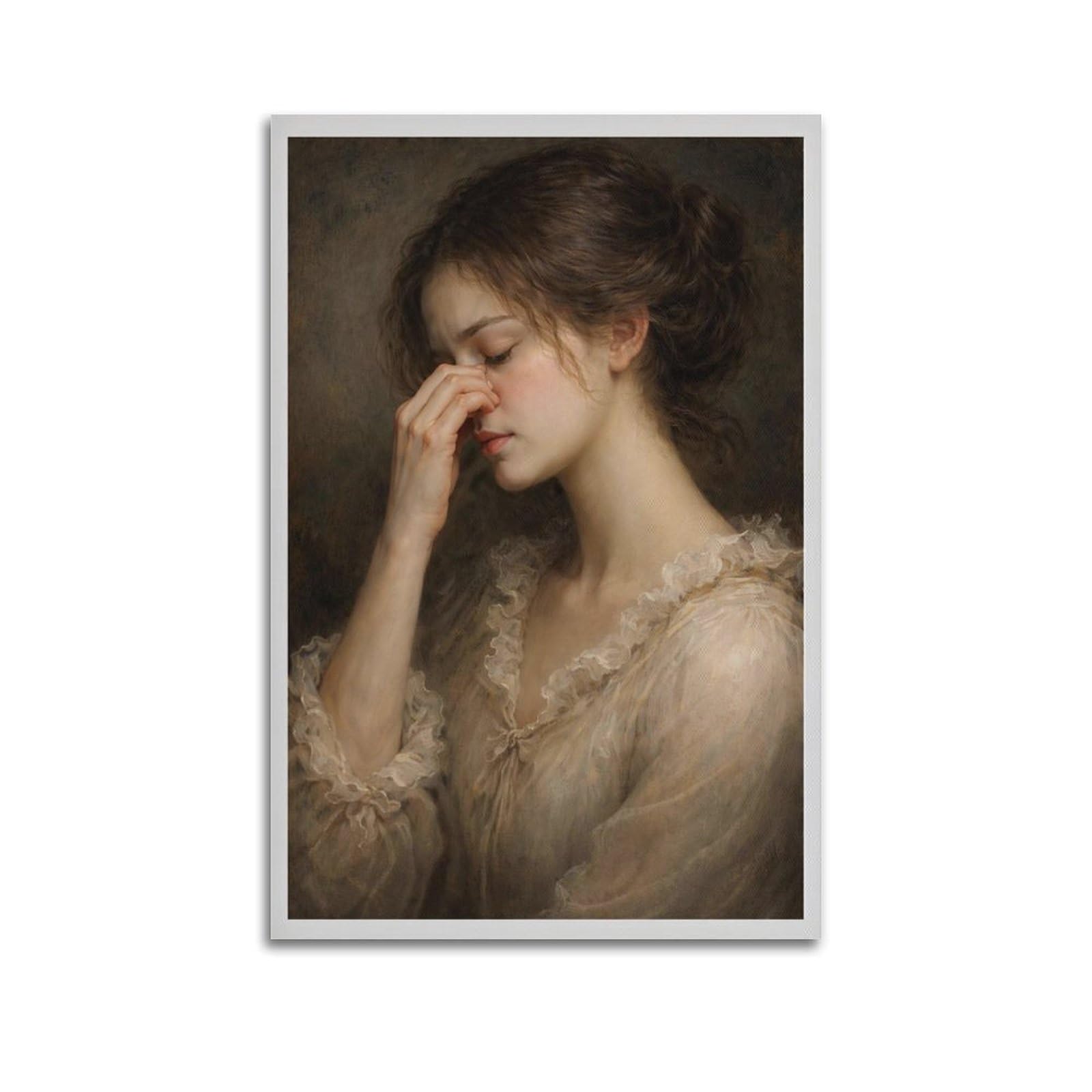 xiaoxiaoshen Toilet Humor Funny Bathroom Decor, Vintage Style Painting, Able Gift Canvas Poster Wall Art Prints Room Aesthetic Murals Bedroom And Living Decorations 20x30inch(50x75cm)