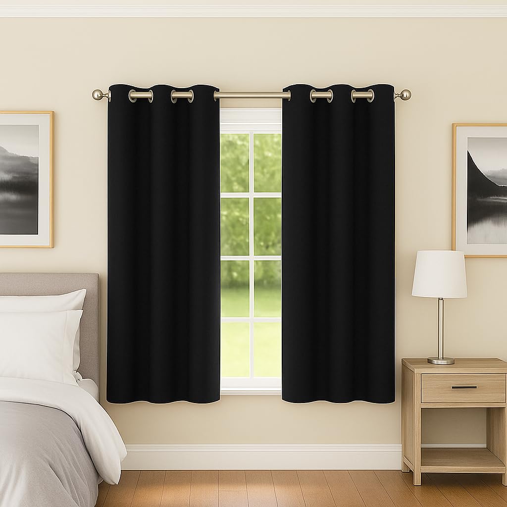 The Very Collection Woven Blackout Eyelet Curtains
