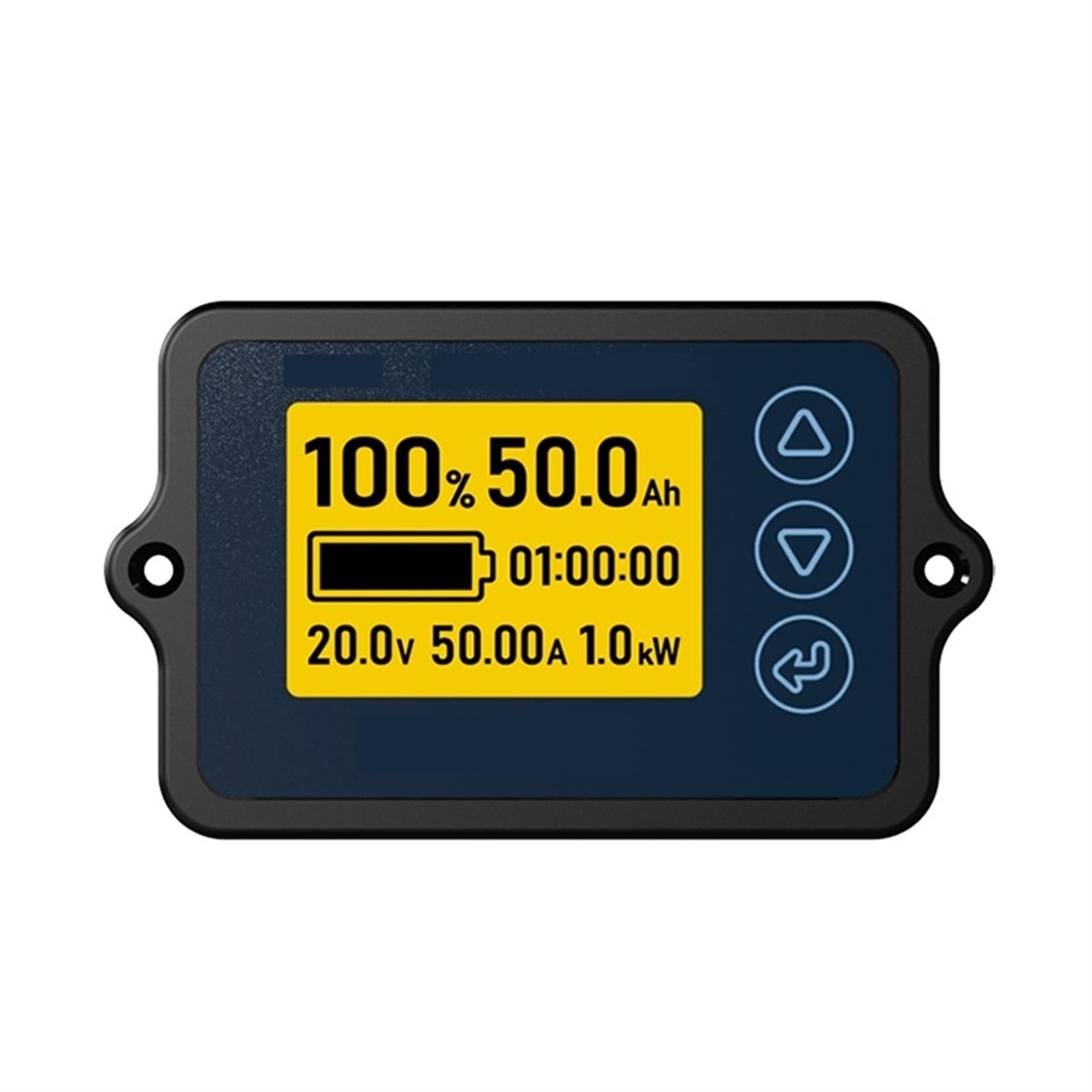 Tester Baterii Miernik kulombów 8-120V 50A/100A/350A precyzyjny Tester pojemności akumulatora do e-bike/balans samochodowy/maszyna do czyszczenia(350A(0-500A))