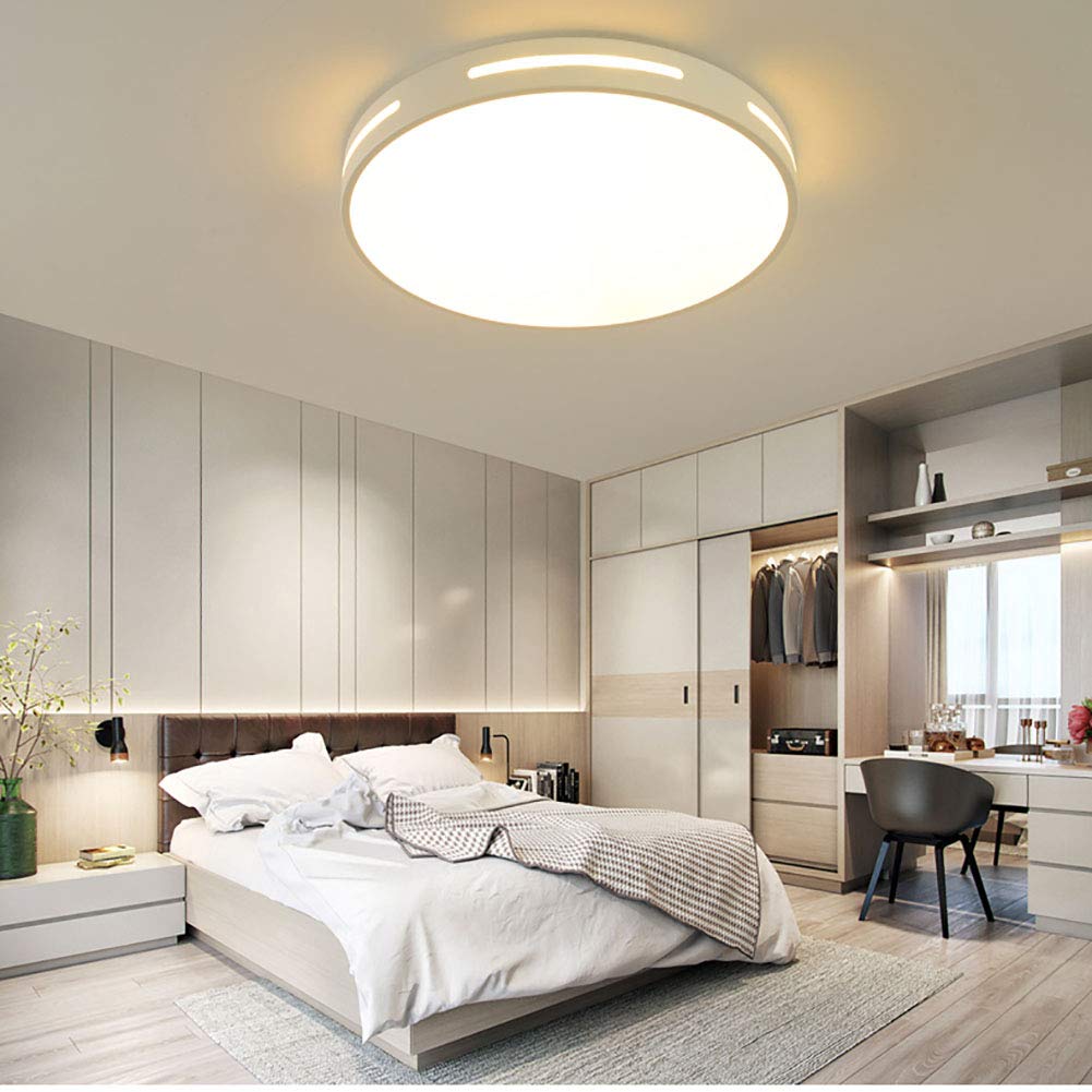 Luz Del Dormitorio,Salón Habitación Para Niños Luz De La Sala De Estar Princesa,Niñas Luz De Dormitorio,Led Simple Moderno Redondo Luz De Techo,Comedor Luz,Luz De La Habitación,Luz-Cambio de luz de tr