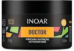 Inoar, Doctor Nutrição Máscara Capilar – Revitalização, Brilho e Maciez com Óleos Naturais para Todos os Tipos de Cabelo - 250g