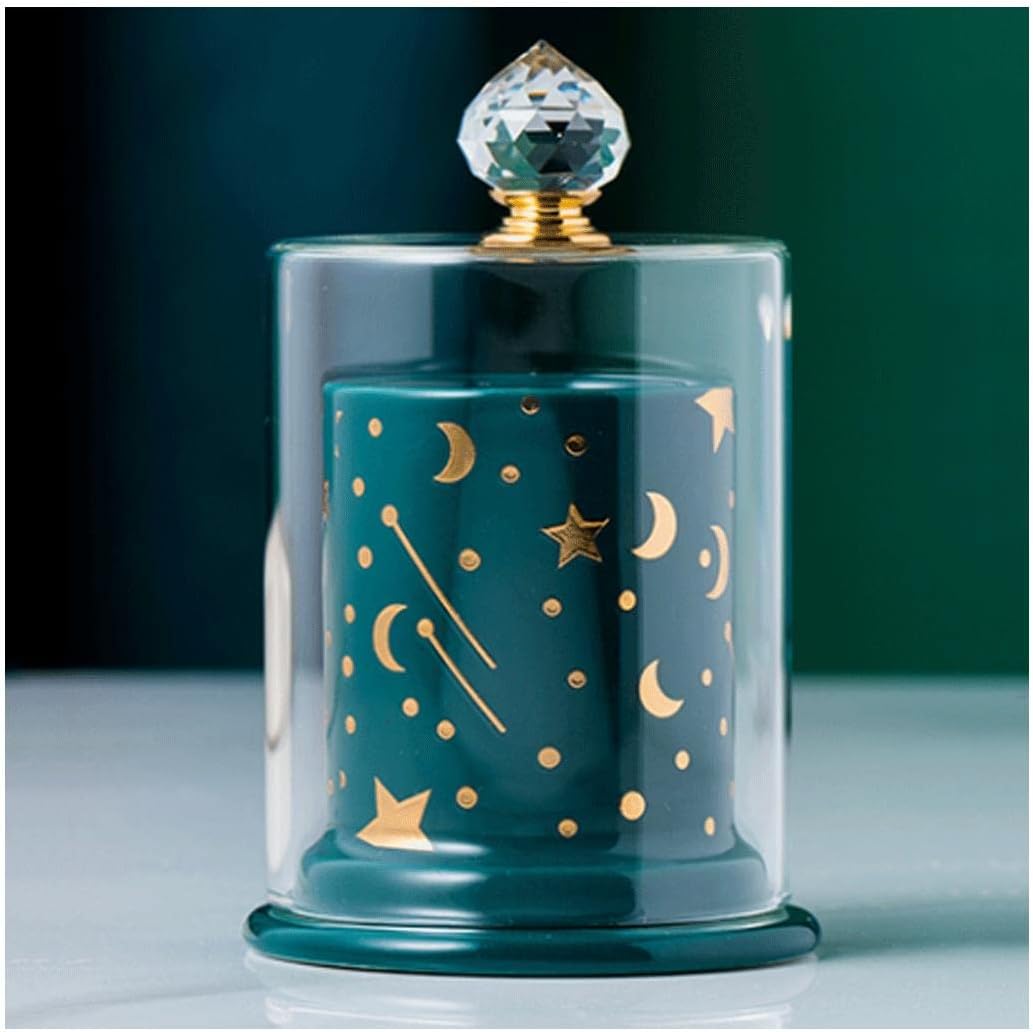 Ceramic Toothpicks Container ，Plastic Toothpick Case，Fashion Ceramic Toothpick Holder Glass Lid Toothpick Dispenser with Lid Toothpick Holders Container Cute Decoration for Kitchen Chic(Square dark gr