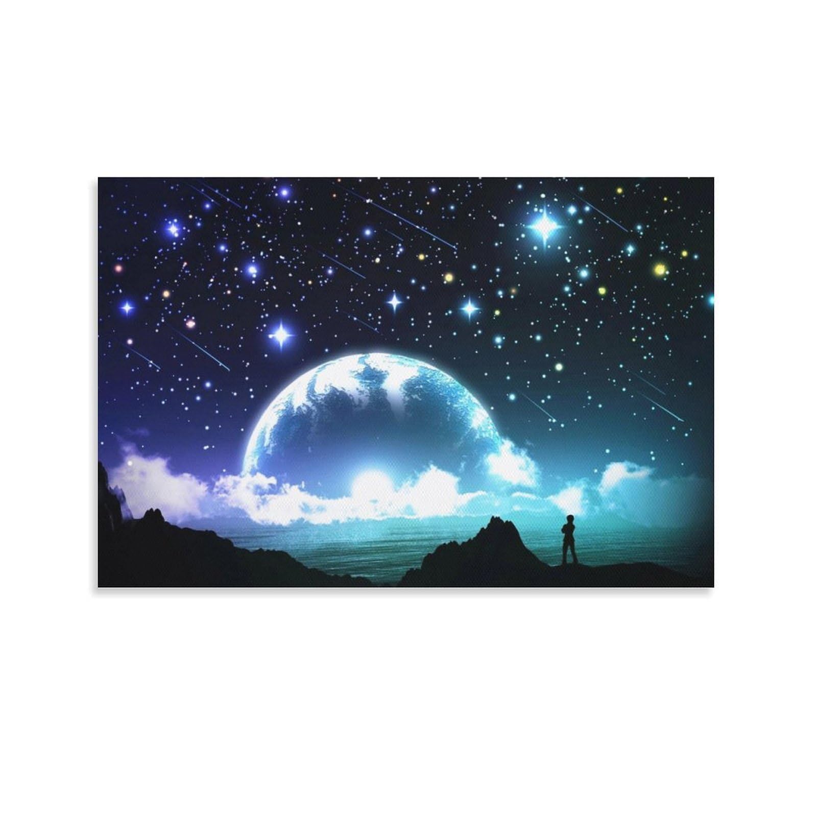 Amazon.co.jp: 星 星雲 流星 天文 空 夜空 月 夜 雲 景色 綺麗