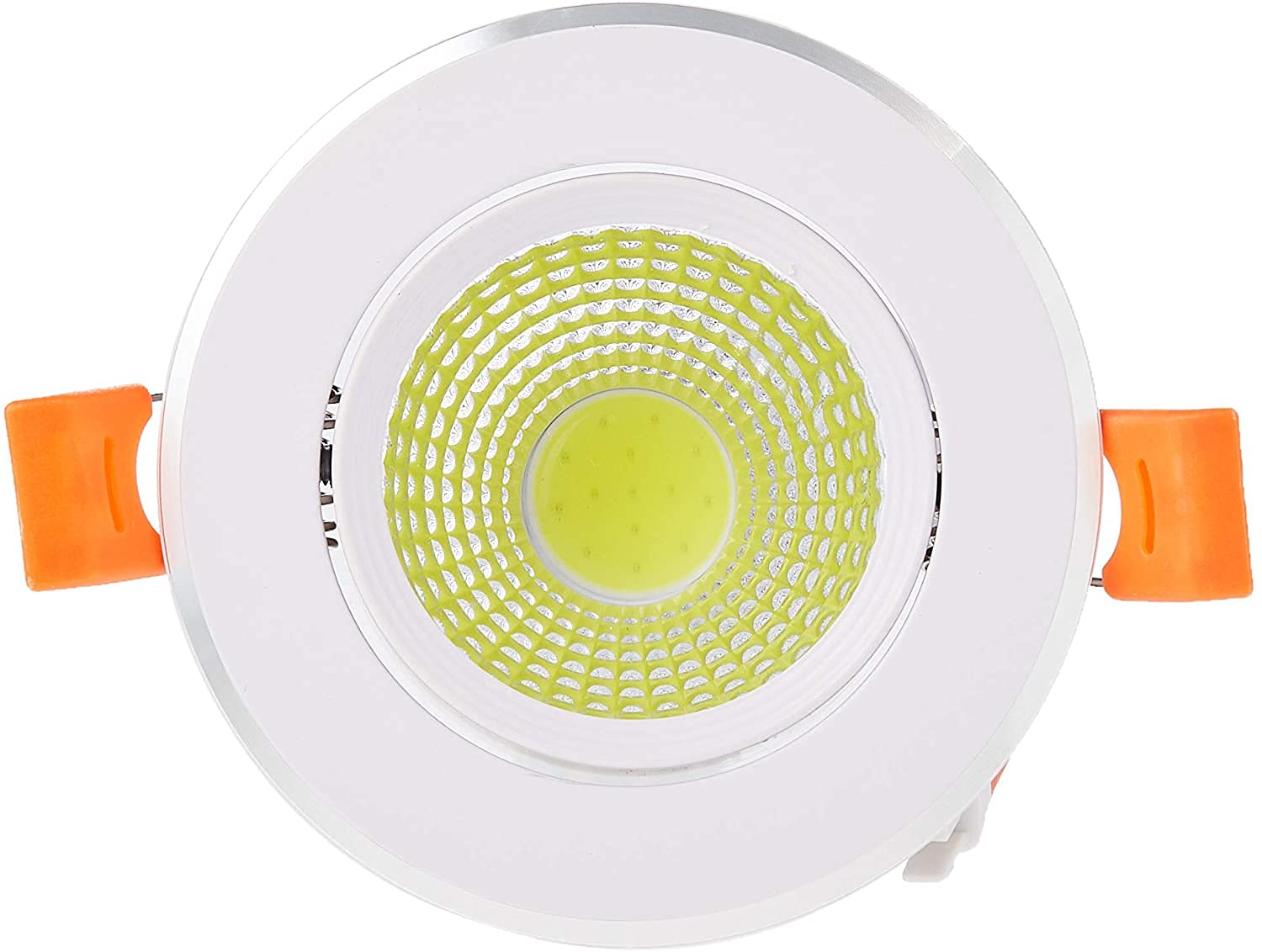 Narken TC COB 7W White Body Warm white 3000K Spot LED Power Saving Die-casting Aluminium Angled Recessed Ceiling Downlight 630LM AC85-265V 50-60HZ IP40