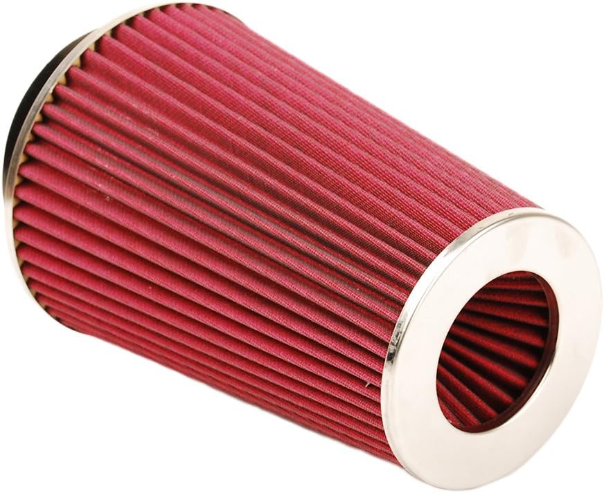 HIFROM High Flow Round Tapered Universal Clamp-On Air Filter 9732 Compatible with Vehicle, Washable Filter