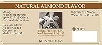 Vista 3 de Bakto Extracto de almendra natural (1 onza líquida), paquete de 3