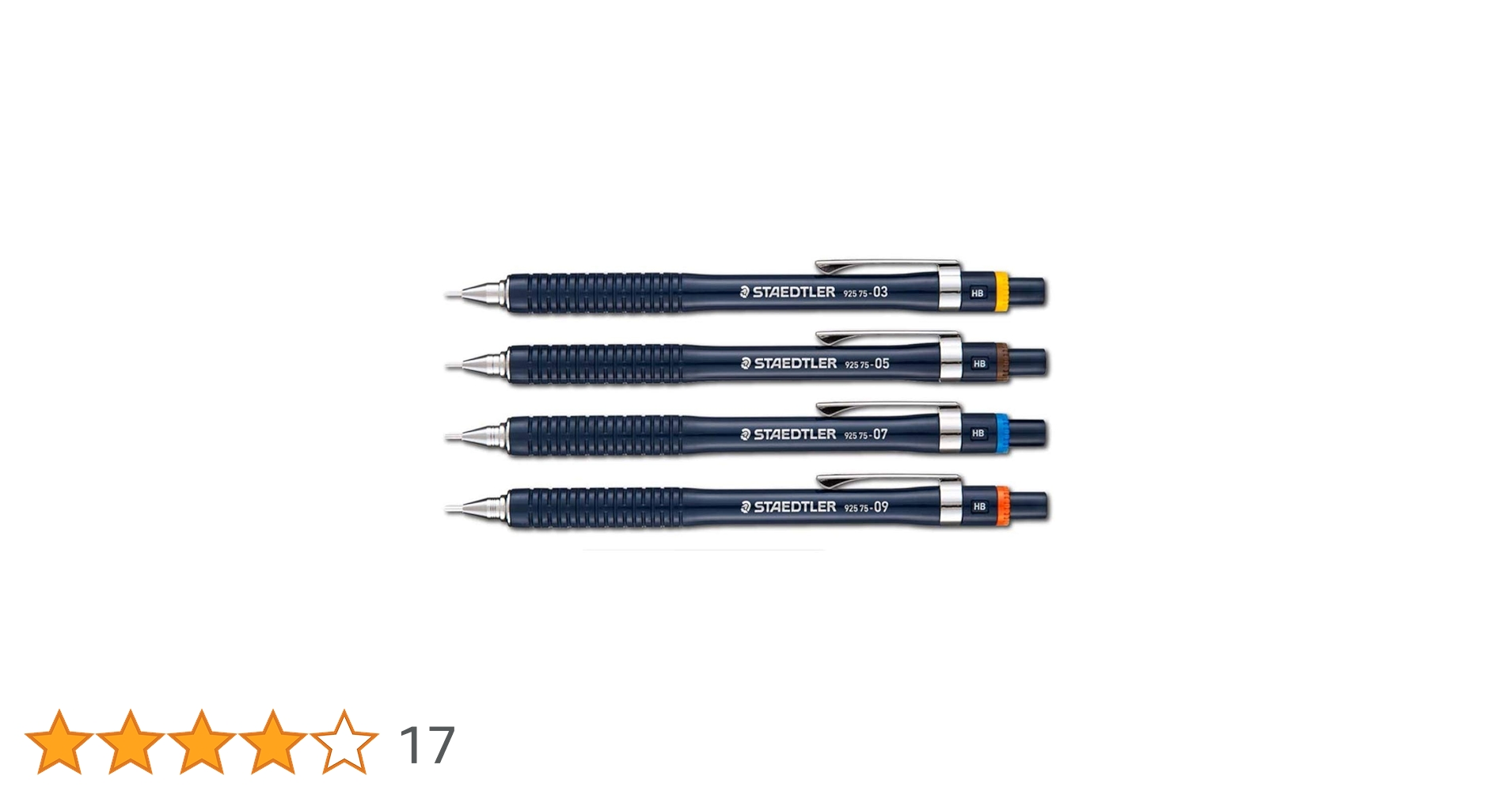 STAEDTLER シャープペンシル 4本セット STAEDTLER 製図用シャープペンシルセット - メルカリ