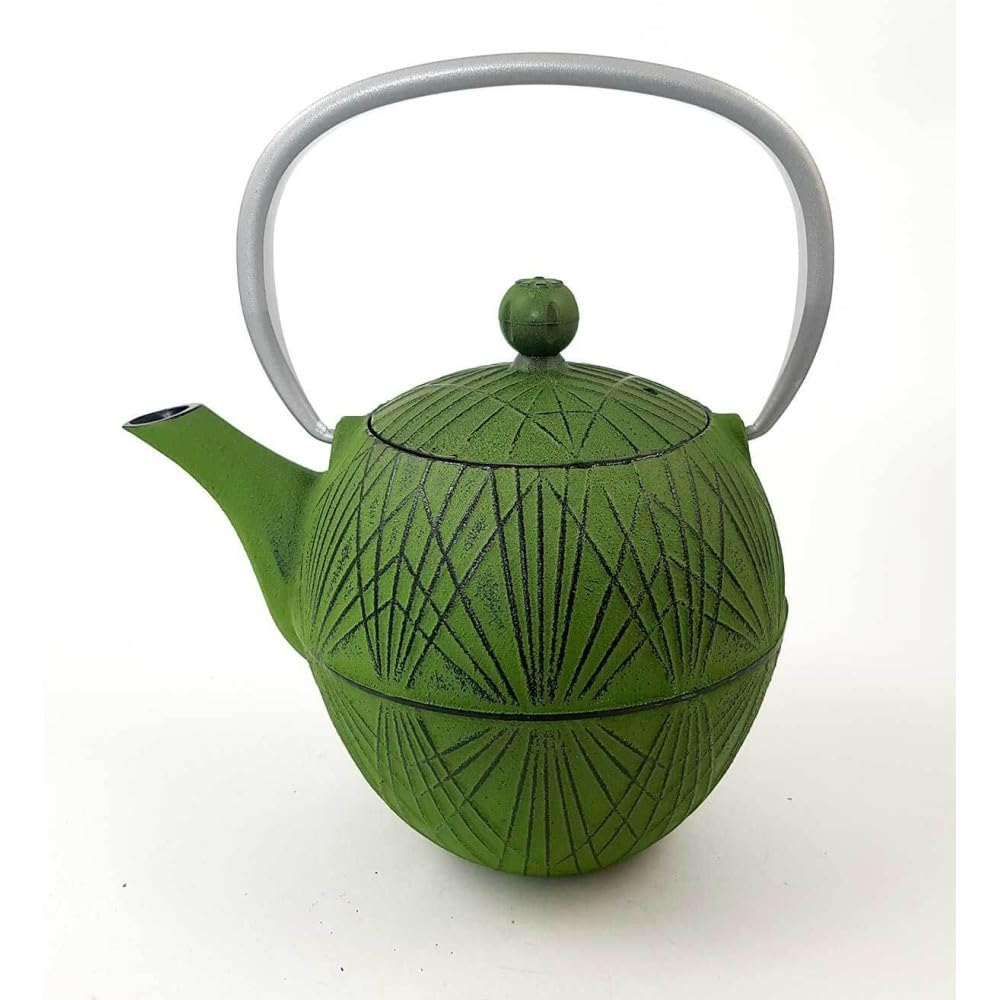 Kumo - Tetera de hierro fundido verde (1 litro)