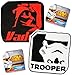 Produktbild alles-meine.de GmbH 5 Stück _ Magic Towel / Zauberwaschlappen -  Star Wars  - aus 100 % Baumwolle - Waschfleck / Waschlappen - Seifentuch Seifenlappen - Frottee für Baby + Kind..