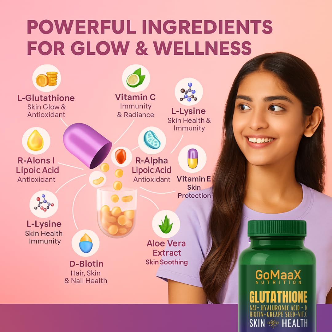 Glutathione Capsules, 60 Nos. Veg — Amazon image 4