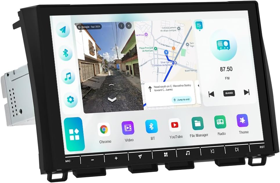 Roadanvi Android 14 Car Stereo for Toyota Tundra 2014-2021, Wireless Apple CarPlay & Android Auto, 6GB RAM 128GB ROM, 5G WiFi/4G LTE, 10.2" QLED Touchscreen Radio, Bluetooth 5.2, X14 GPS Navigation