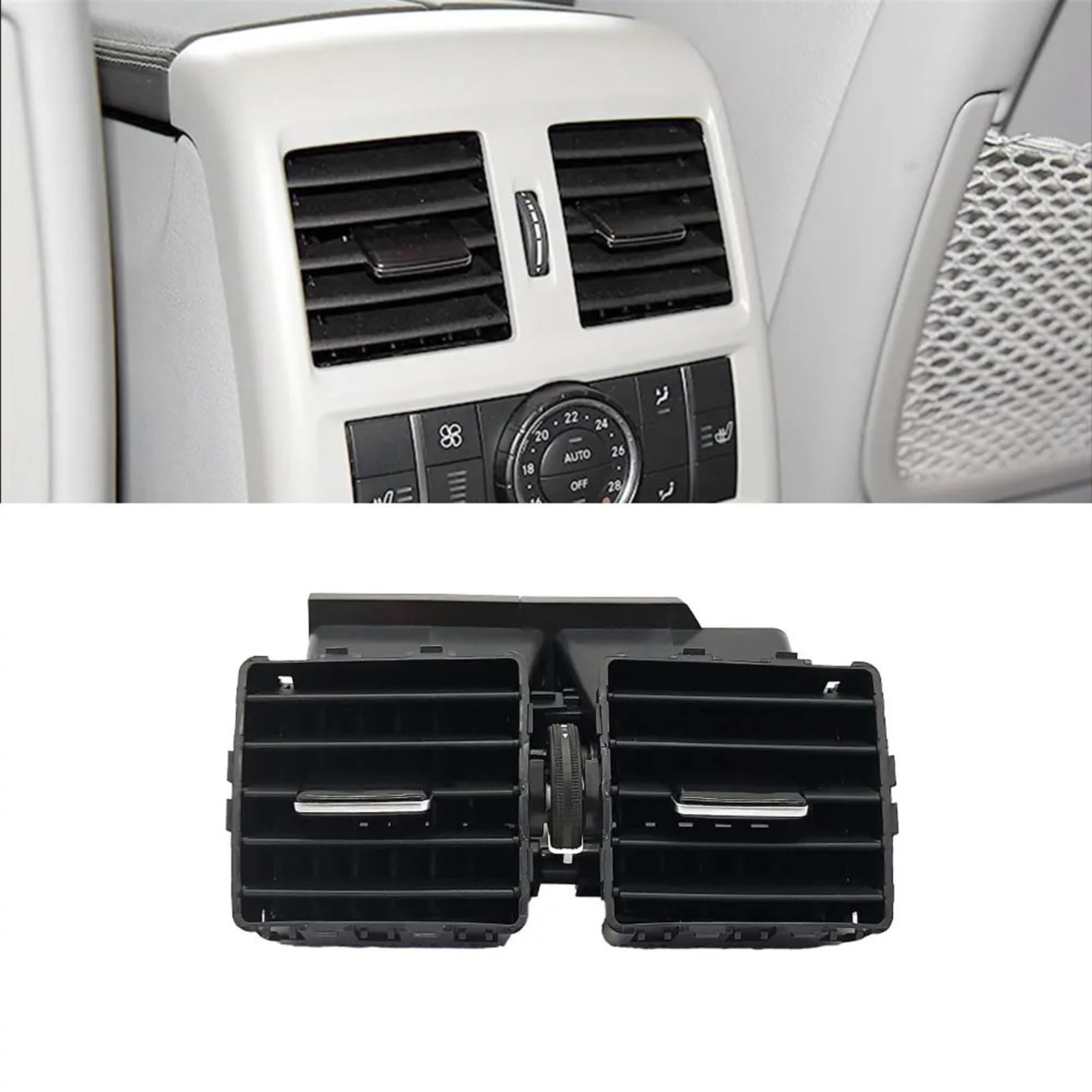 Griglia Aria Anteriore Compatibile con Benz per Ml GL Classe W166 2012 2013 2014 2015 1668300554 Telaio Bocchetta Aria Condizionata Auto Telaio Bocchetta Aria Auto