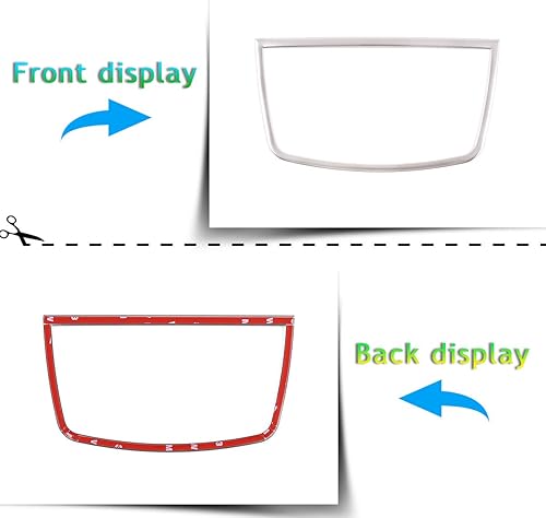 Miniatura 2 de CHEYA Adhesivos de acero inoxidable mate plata mate marco del altavoz del tablero de instrumentos para BMW X5 E70 X6 E71 2008-2013