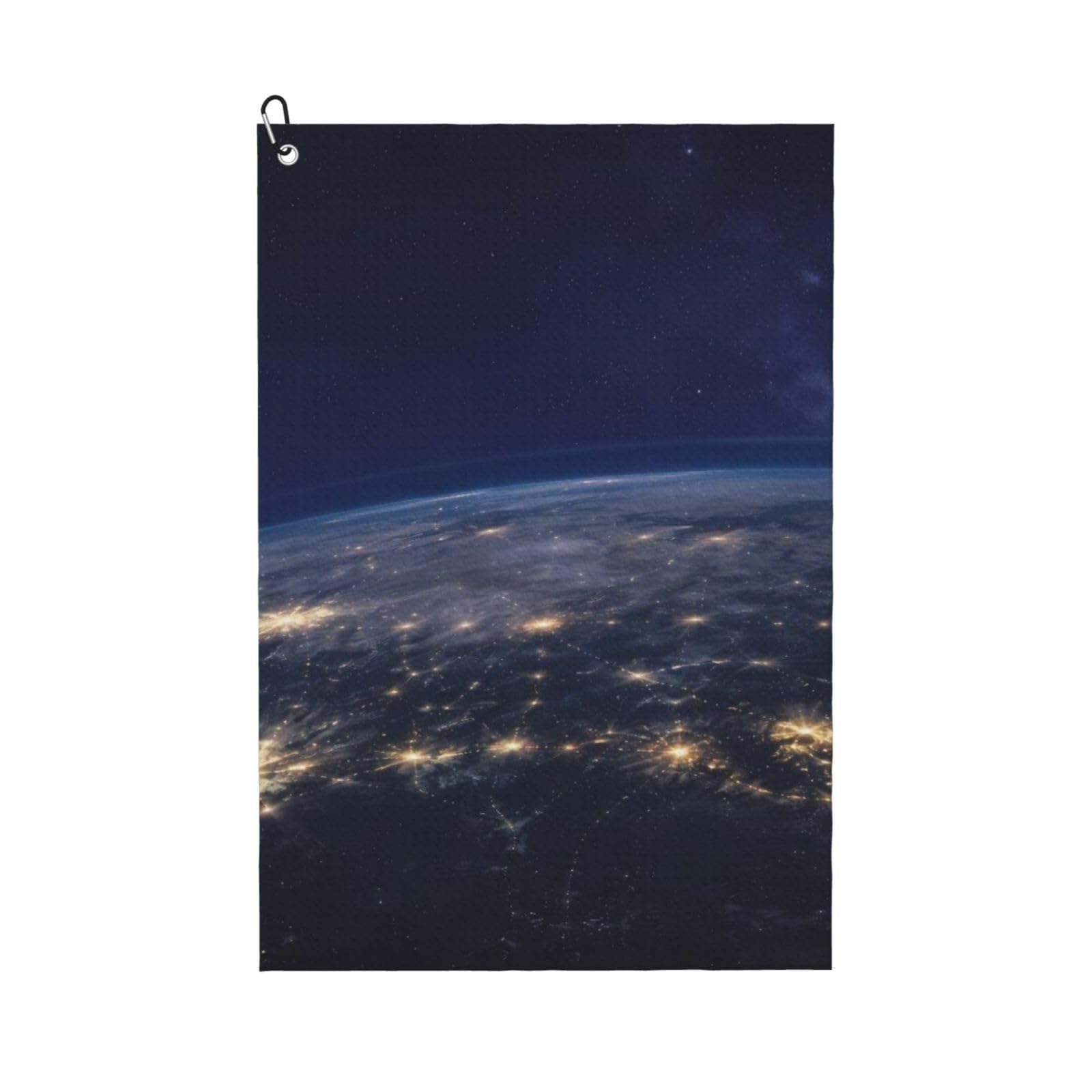 BSDFGSDD View of Earth Golf Towel 24 x 16 inches