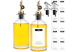 12 oz Glass Bottle for Olive Oil - Elegant and Durable