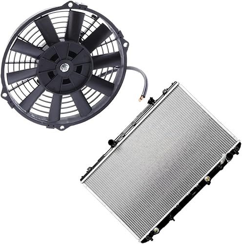 Miniatura 2 de SCITOO Ventilador de refrigeración de 8 pulgadas x 1 radiador 1318 PA16/AT* 1 apto para 1992-1996 para Toyota para Camry 2.2L