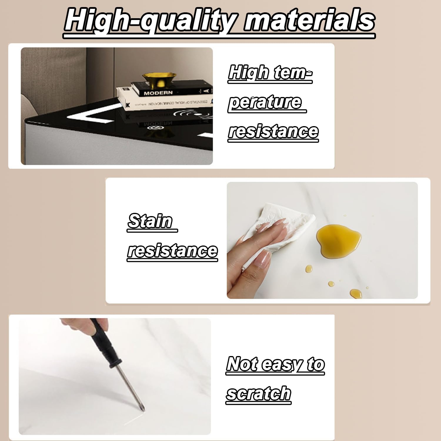 Comodino Moderno sospeso con cassetto, Comodino da Parete e Stazione di Ricarica, Design Intelligente con sensore Automatico, Grigio Chiaro, Ideale per Soggiorno e Camera da Letto, 40 cm/16