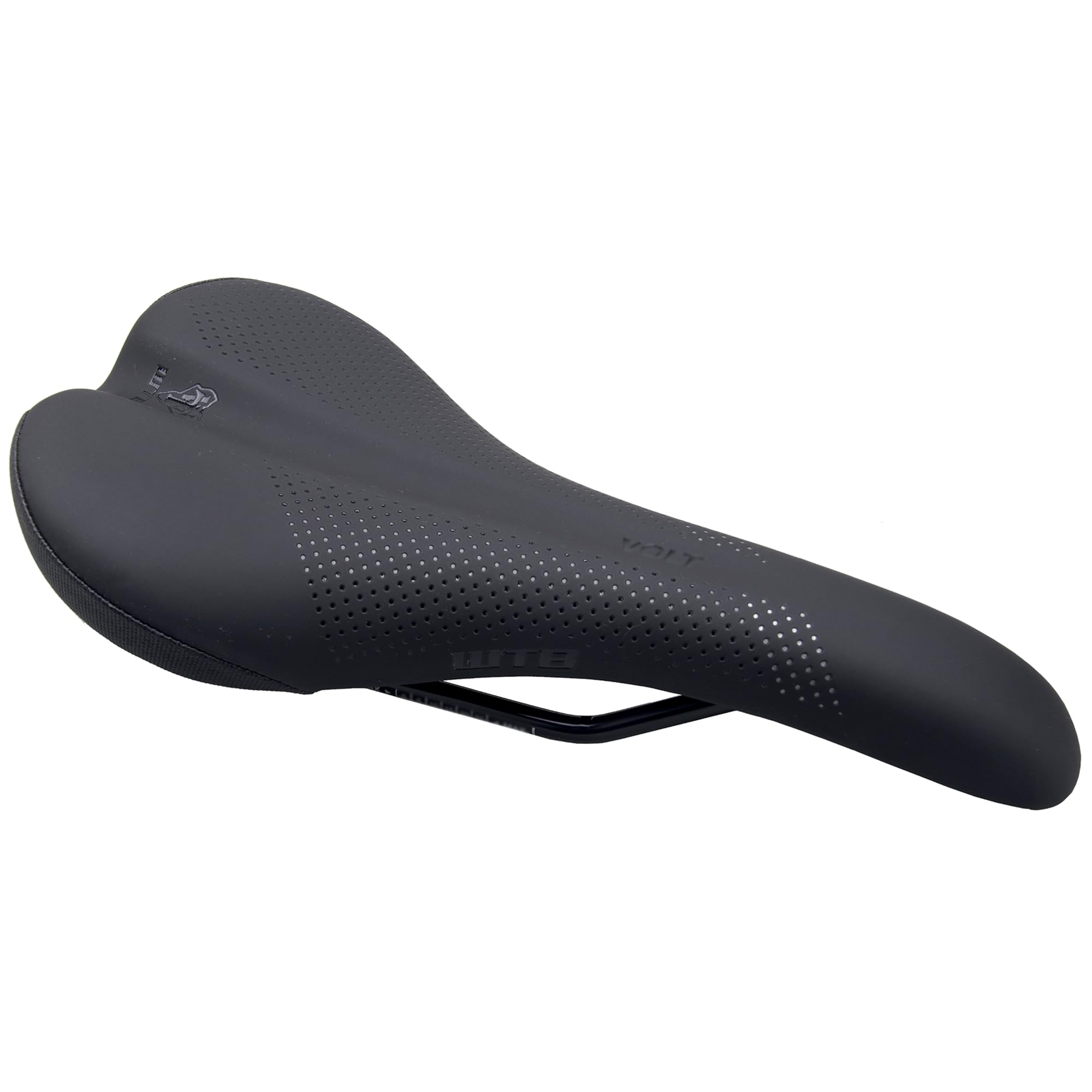 Volt Bike Seat (Saddle) - Comfortable Medium Thickness Padding - Mountain, Gravel & E-Bikes (3 Sizes, 3 Rail Options)