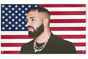Funny Drake American Tapestry Flag for Bedroom Wall