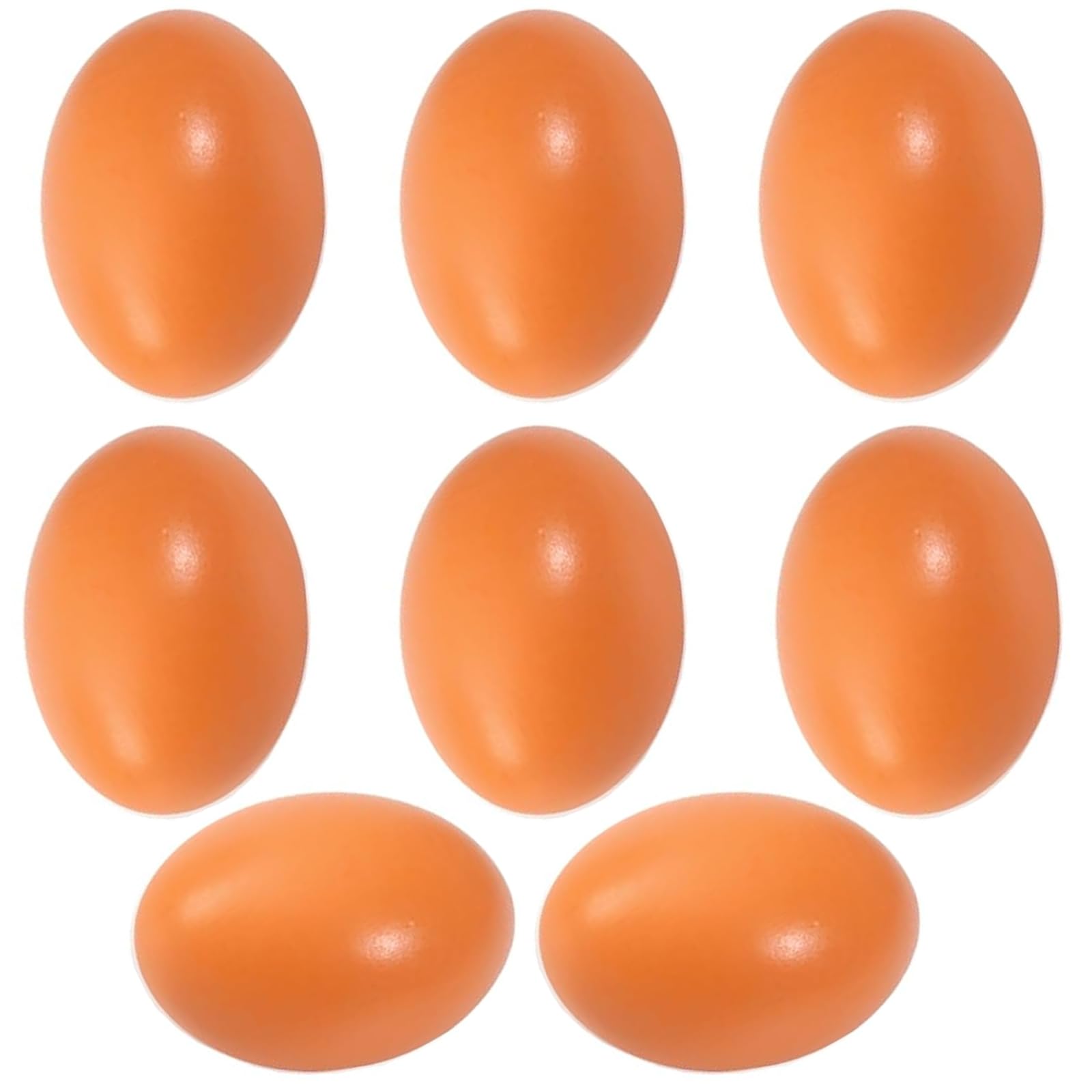 Photo 1 of 8 PCS Wooden Fake Dummy Nest Eggs - Agricultural Tools for Chicken Coop Nesting,Encourages Hens to Lay Eggs?Brown?