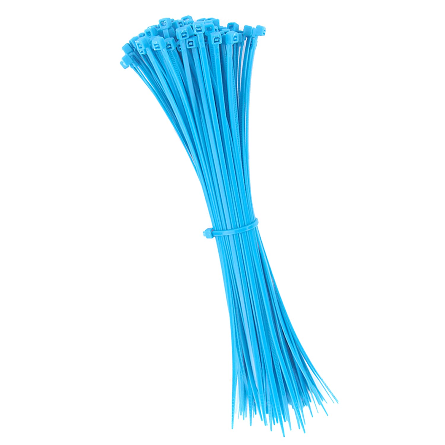 Cable Zip Ties 7.87Inch Durability Self-locking Nylon Tie For Indoor And Outdoor Use(3 * 200 Blue*100)