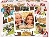 Schmidt Spiele Puzzle 56177 Bibi und Tina, Puzzle zum Film 3, Beste Freundinnen, 150 Teile