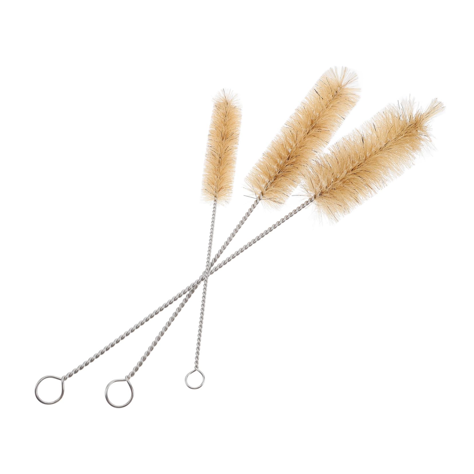 Veemoon Bottle Brush Set Flask Cleaning Brush Sponge Lab Cleaning Brushes Test Tube Brush 304 Stainless Steel Sturdy Gentle