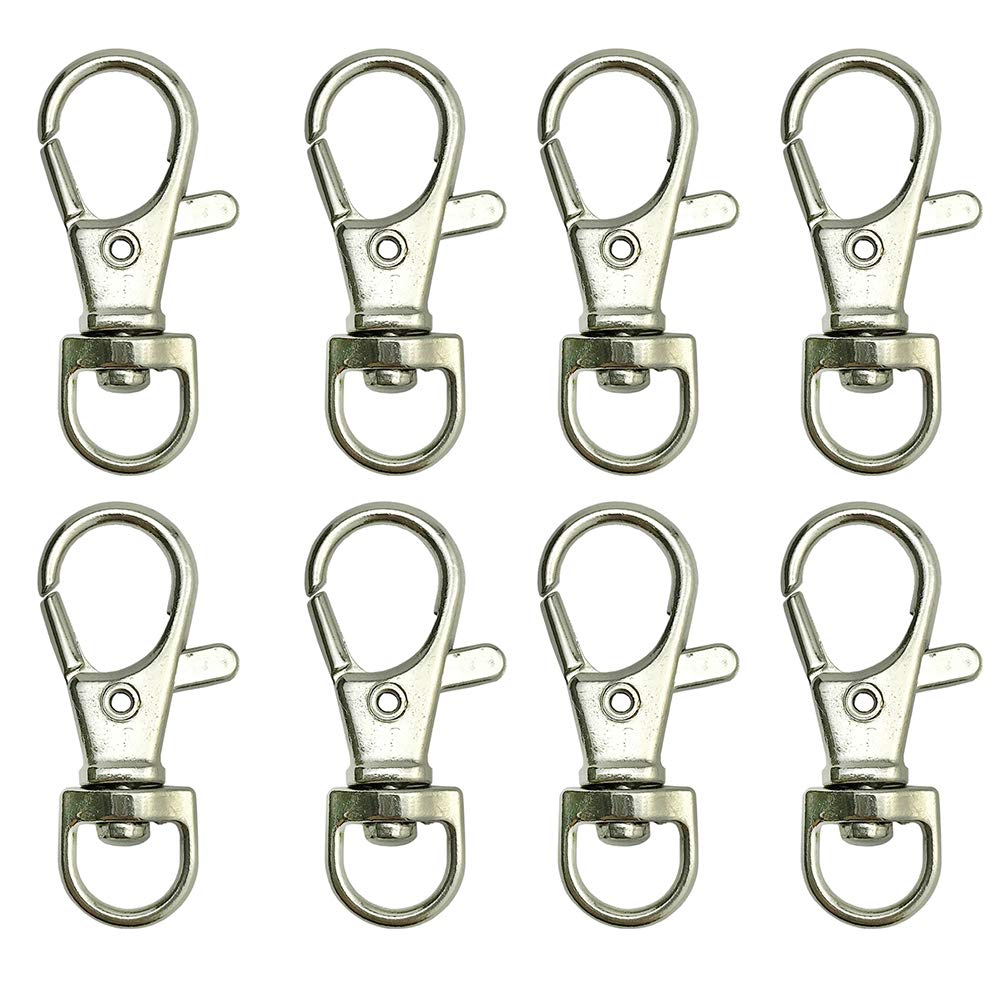 Xiton 10PCS Bird Cage Locks Sturdy Pet Cage Metal Door Lock Hook Clip Prevent Claw Trigger Open Birds Cage Accessories