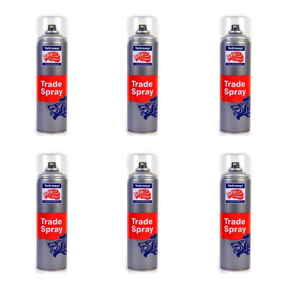 Tetrosyl ATS019 Trade Spray Paint Clear Lacquer 500ml x 6