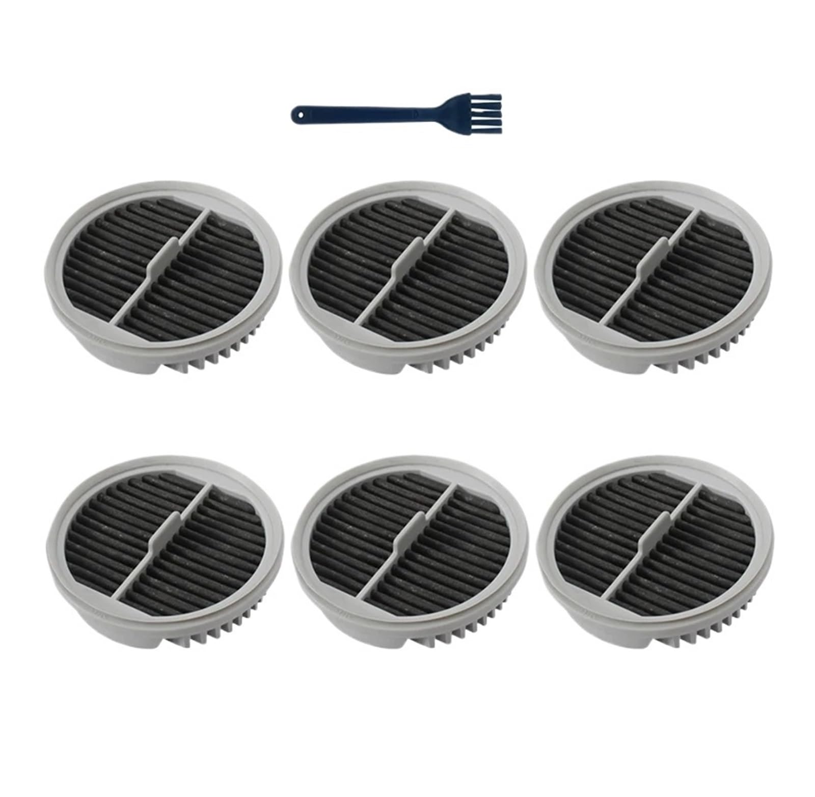 Geeignet for Zubehör for Handstaubsaugerroboter. Waschbarer Ersatz for hocheffiziente Filterteile.(6 PCS)