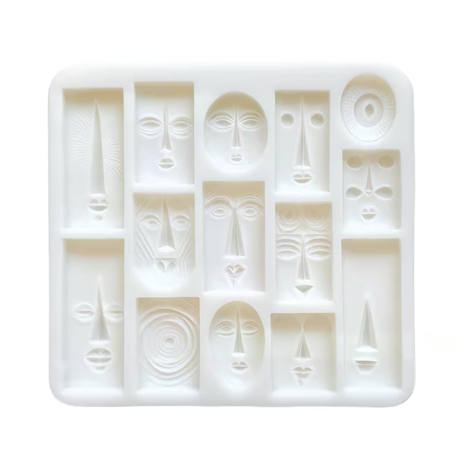 Oxxggkao Food Grades Silicone Face Cake Molds with Nonstick Finishes Ideal for Baking Enthusiasts and Professional Cooks Commercial Baking Equipment