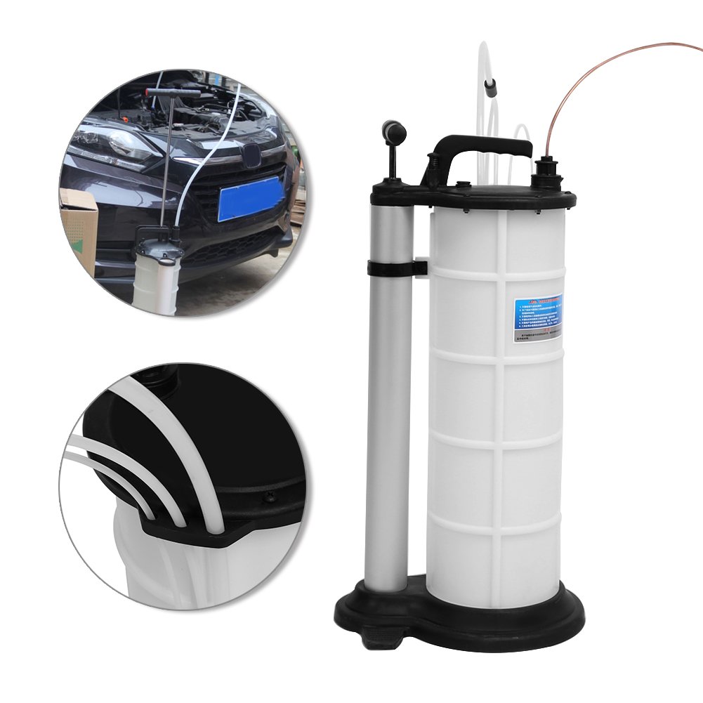 Pompa dell'olio, per aspirazione dell'acqua, per motore dell'auto, 9 l, funzionamento manuale
