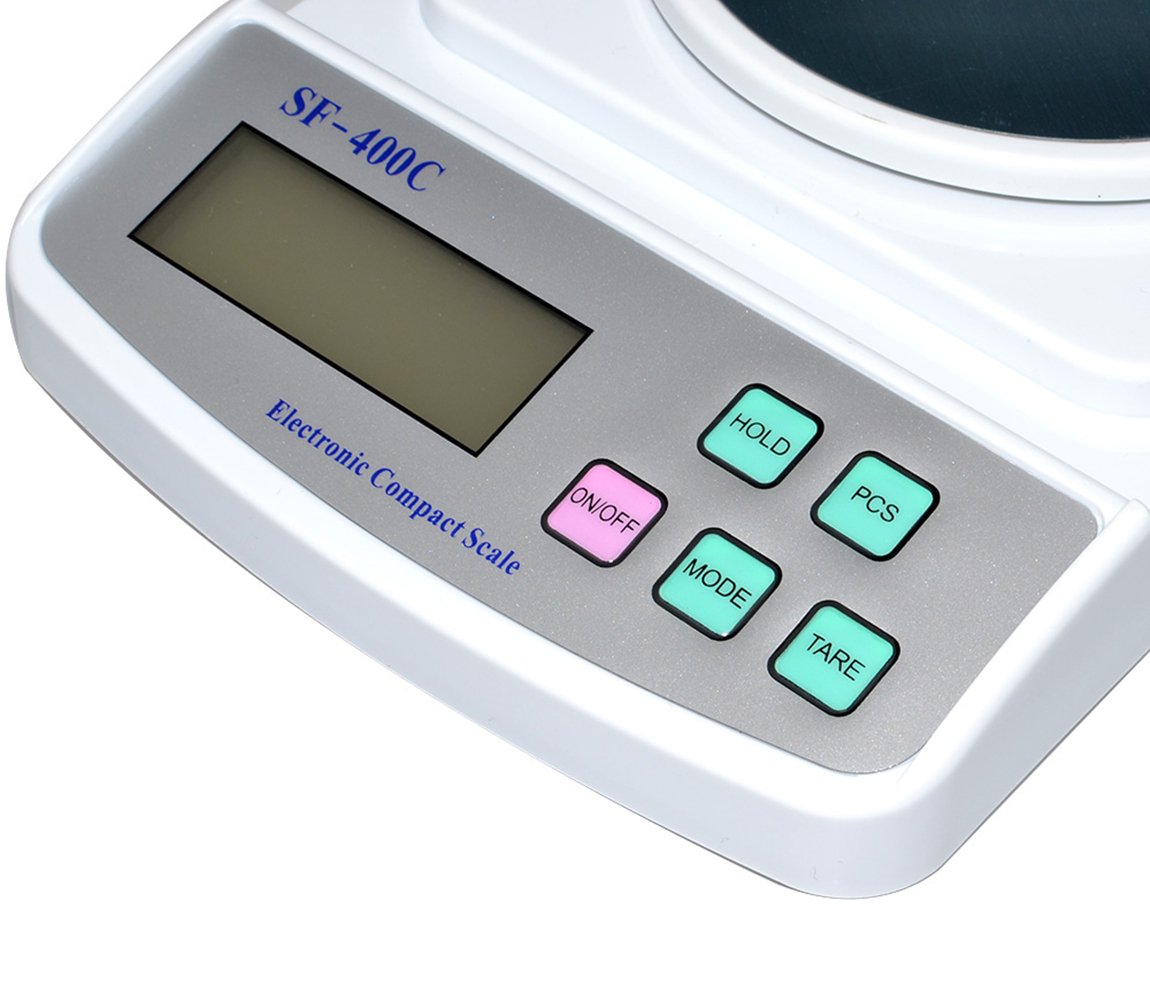 Balanza analítica de laboratorio de alta precisión, báscula electrónica digital de laboratorio, báscula para joyería, báscula electrónica de precisión para cocina Clark Scales (500 g, 0,01 g).