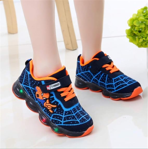 Scarpe sportive per bambini Spiderman Lighted Sneakers Bambini Led Scarpe  luminose per ragazzi | Fruugo CH