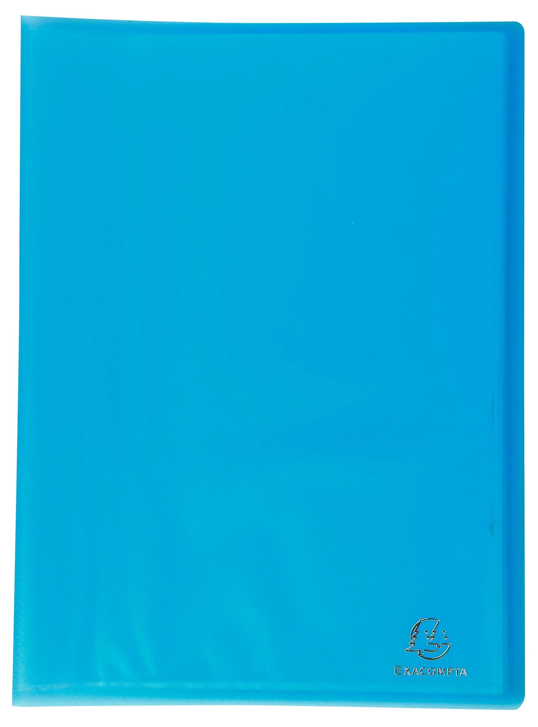 Exacompta Display Book 85468E A4 Turquoise 40 Pockets Pack Of 12